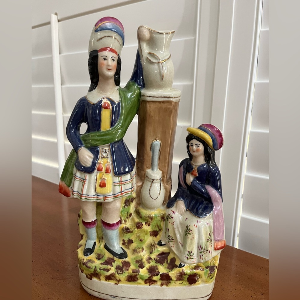 Rare Antique Scottish/English porcelain decorative piece circa 1900